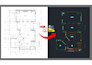draw accurate 2d floor plans in autocad from your sketch